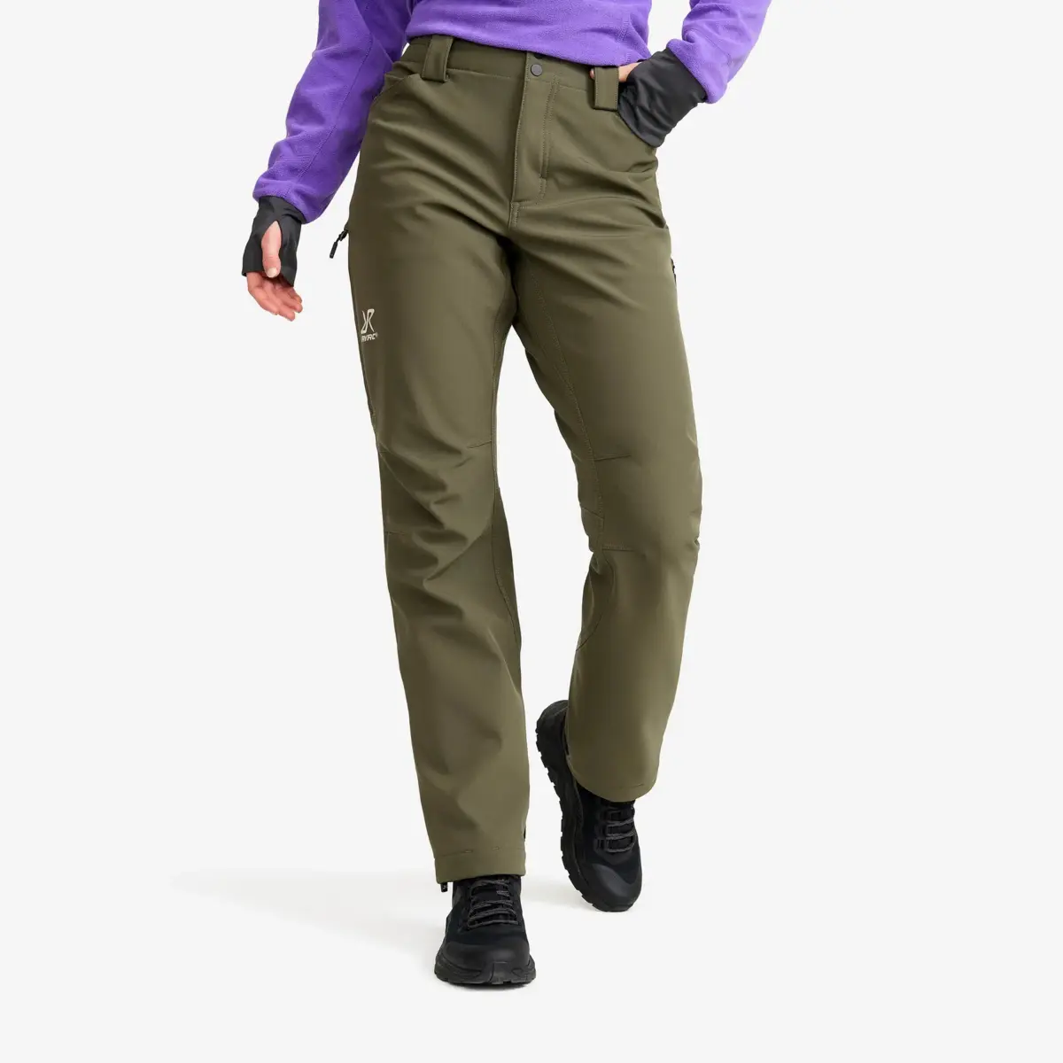Hiball Essential Softshell Pants Women Grape Leaf