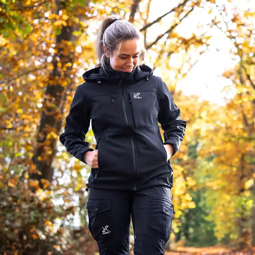 Hiball Softshell Jacket Women Black