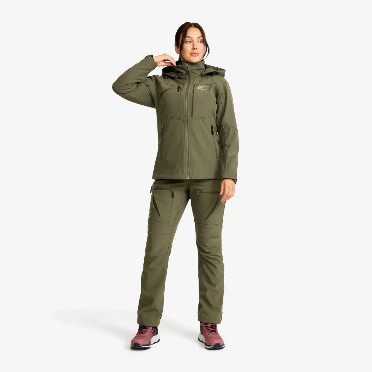 Hiball Softshell Jacket Women Grape Leaf Hiball Softshell Jacket Women Grape Leaf