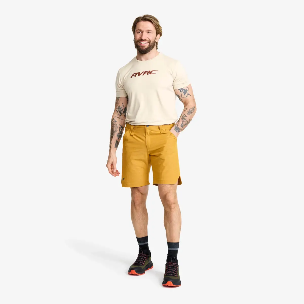 Hike & Dive Shorts för män Harvest Gold