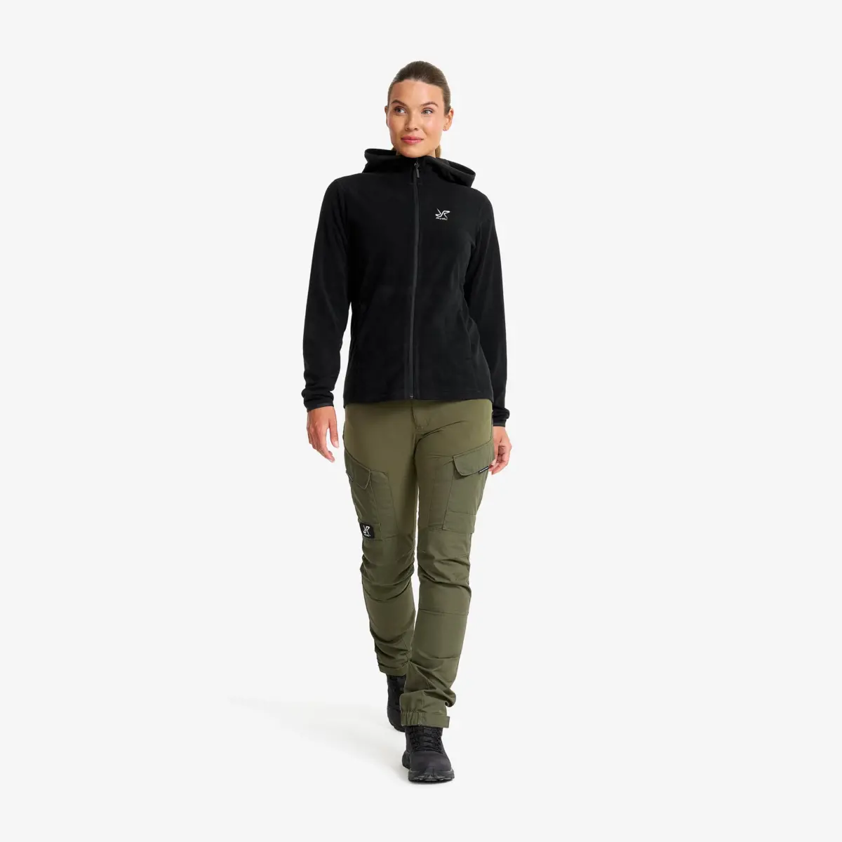 Hiker Fleece Hoodie Women Black