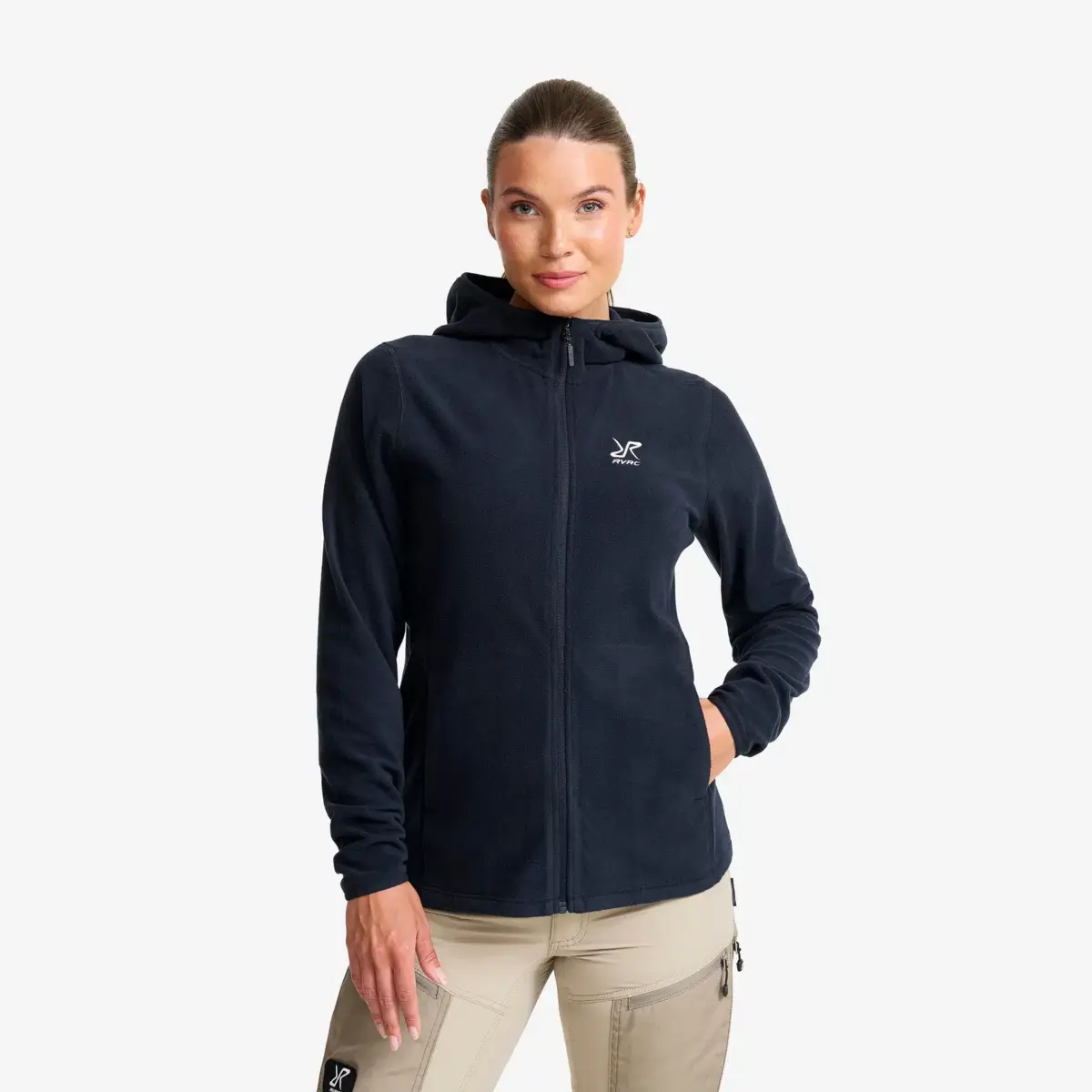 Hiker Fleece Hoodie Women Deep Navy
