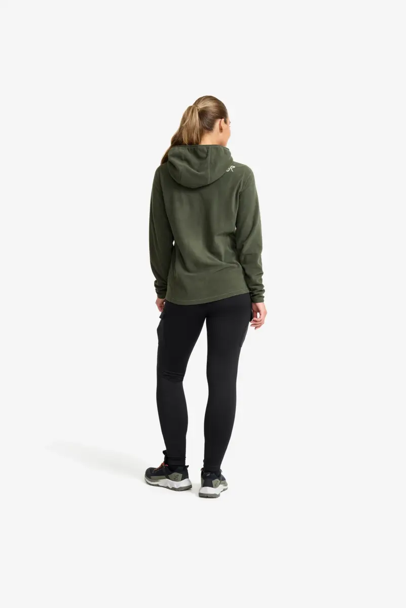 Hiker Fleece Hoodie Women Kambaba Green Hiker Fleece Hoodie Women Kambaba Green
