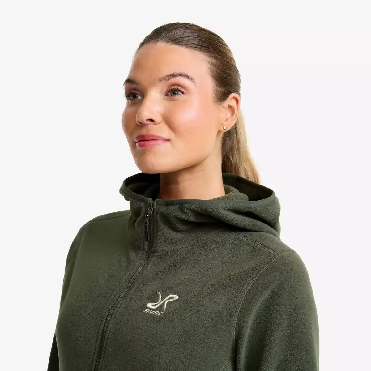 Hiker Fleece Hoodie Women Kambaba Green Hiker Fleece Hoodie Women Kambaba Green