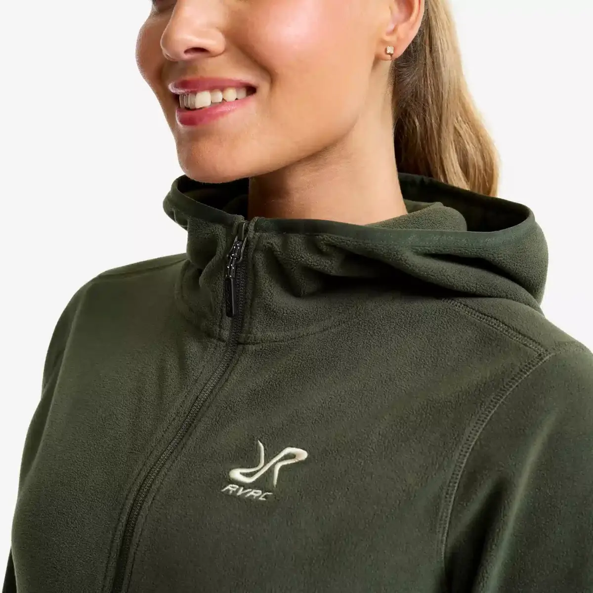 Hiker Fleece Hoodie Women Kambaba Green Hiker Fleece Hoodie Women Kambaba Green
