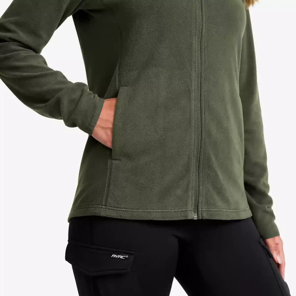 Hiker Fleece Hoodie Women Kambaba Green Hiker Fleece Hoodie Women Kambaba Green