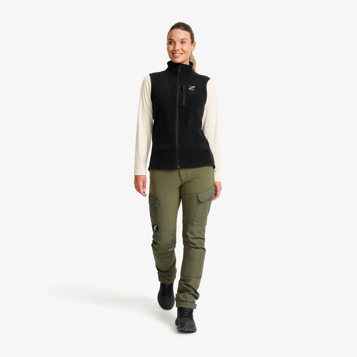 Hiker Fleece Vest Women Black Hiker Fleece Vest Women Black