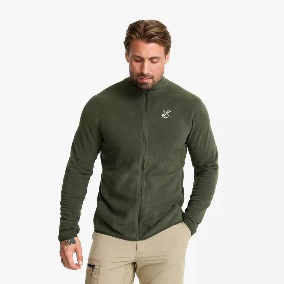 Hiker Full-zip Fleece Men Kambaba Green