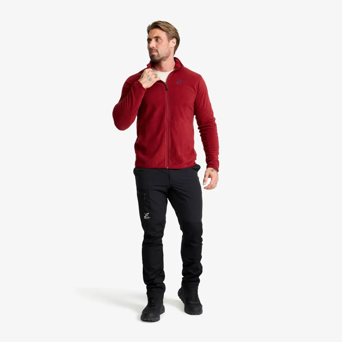 Hiker Full-zip Fleece Men Pomegranate Hiker Full-zip Fleece Men Pomegranate