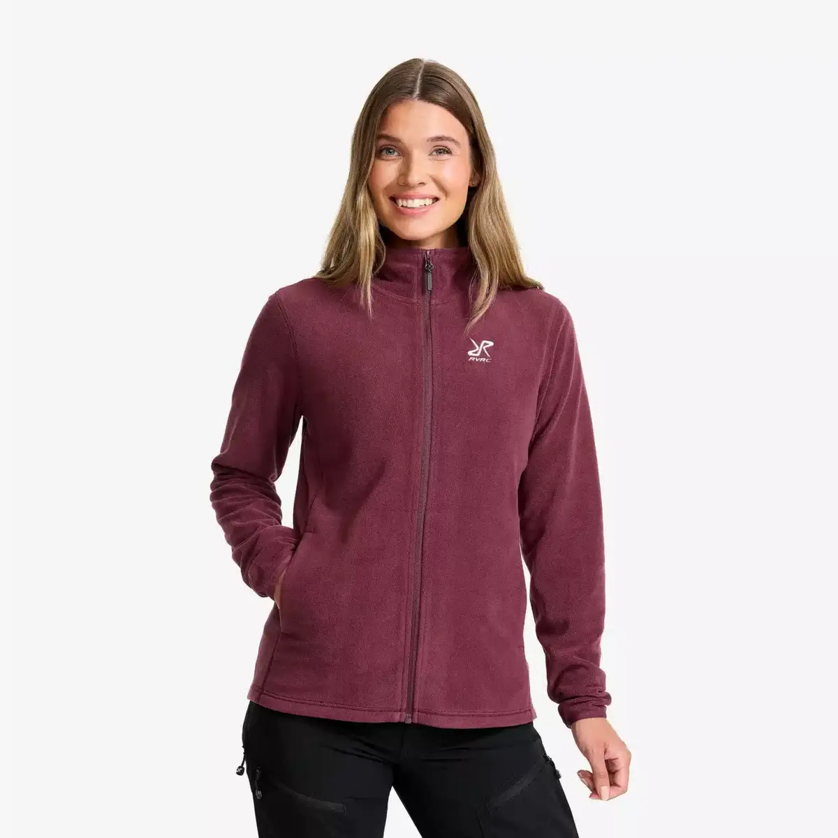 Hiker Full-zip Fleece Women Mauve Wine