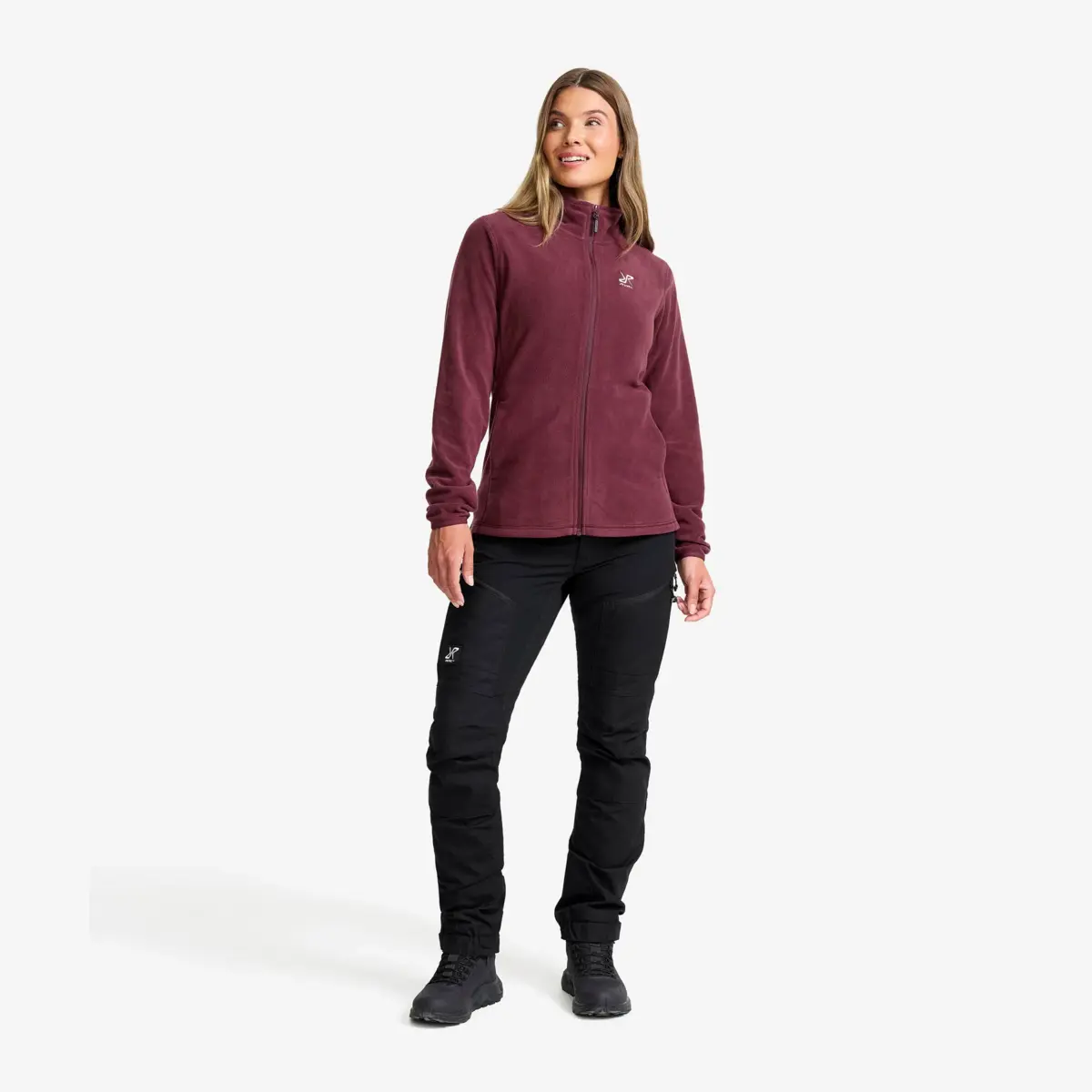 Hiker Full-zip Fleece Women Mauve Wine