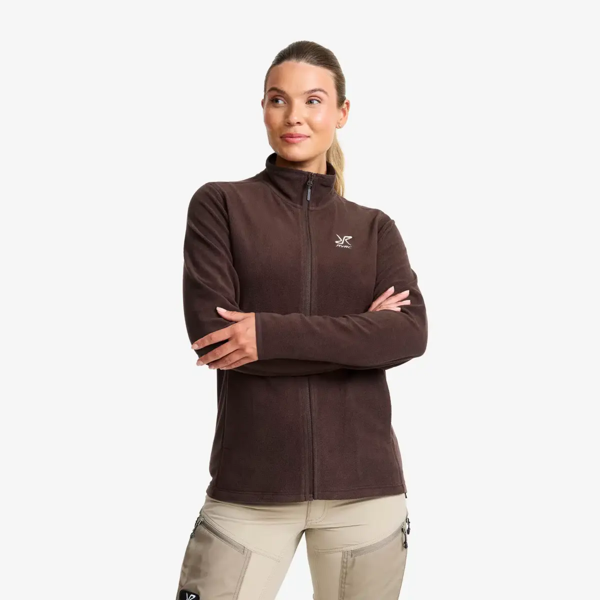 Hiker Full-zip Fleece Women Seal Brown