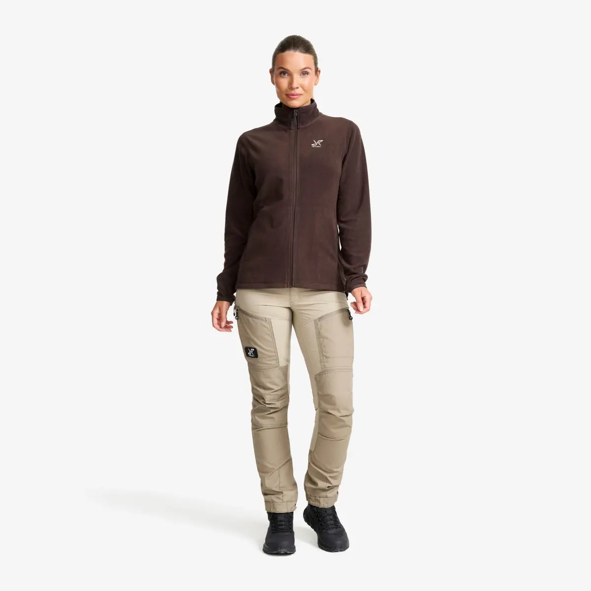 Hiker Full-zip Fleece Women Seal Brown