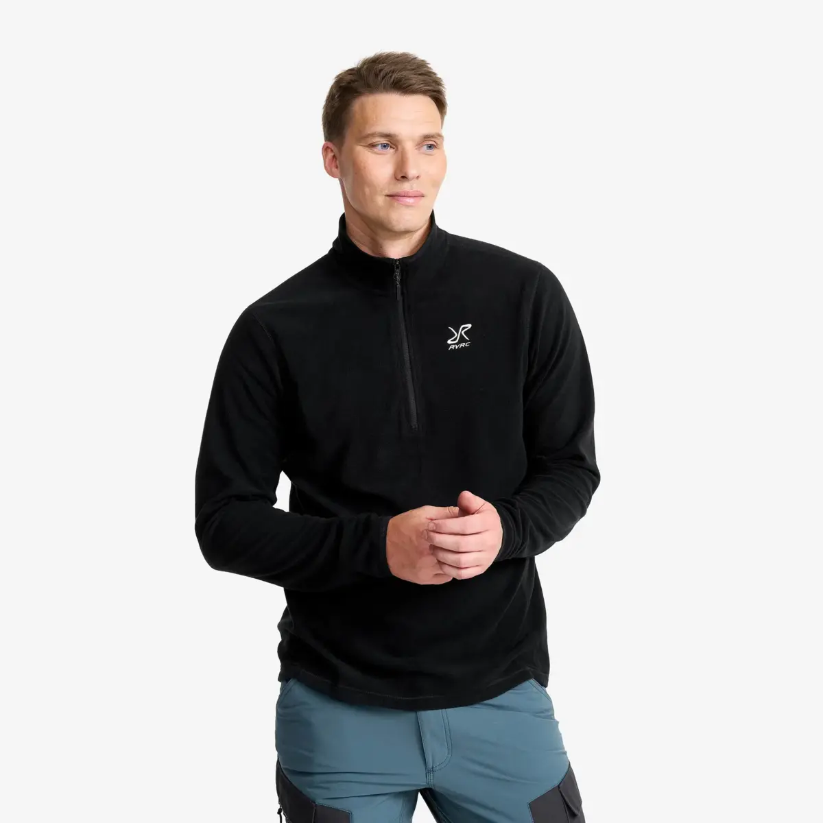 Hiker Half-zip Fleece Men Black Hiker Half-zip Fleece Men Black