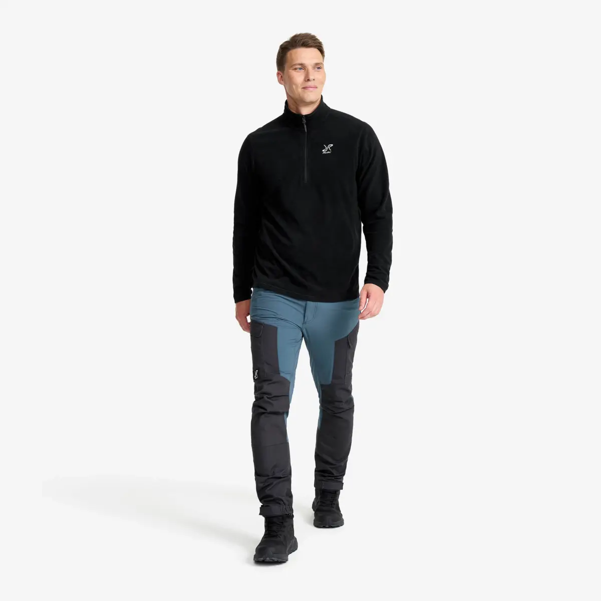 Hiker Half-zip Fleece Men Black Hiker Half-zip Fleece Men Black