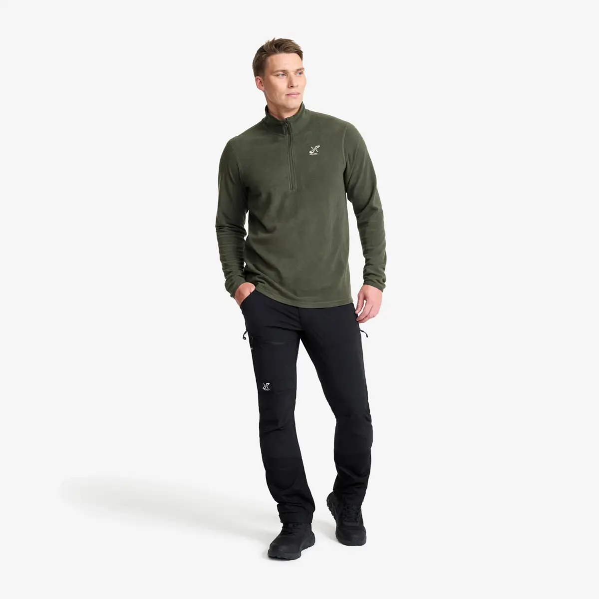 Hiker Half-zip Fleece Men Kambaba Green