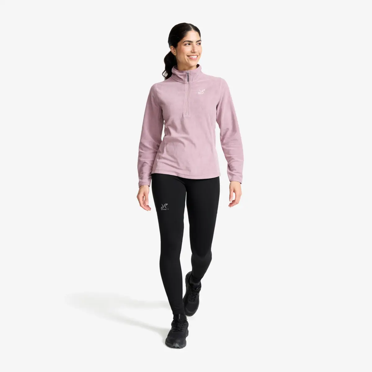 Hiker Half-zip Fleece Women Dusty Mauve