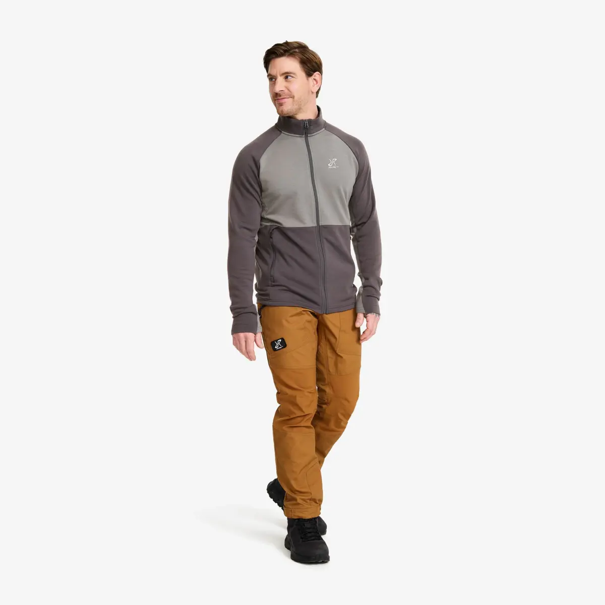 Hill Fleece för herr Asphalt/Steel Grey