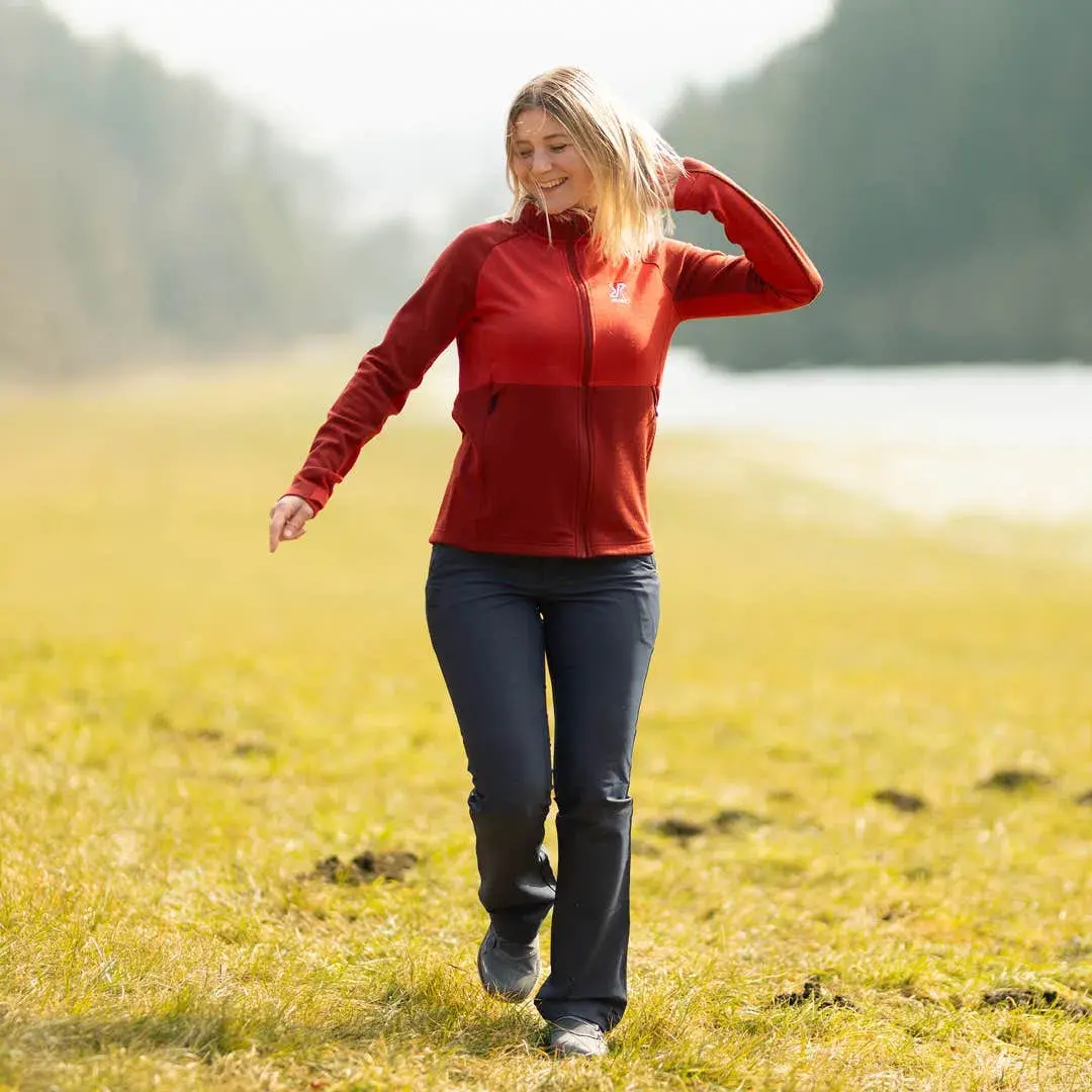 Hill Fleece för kvinnor, Fired Brick