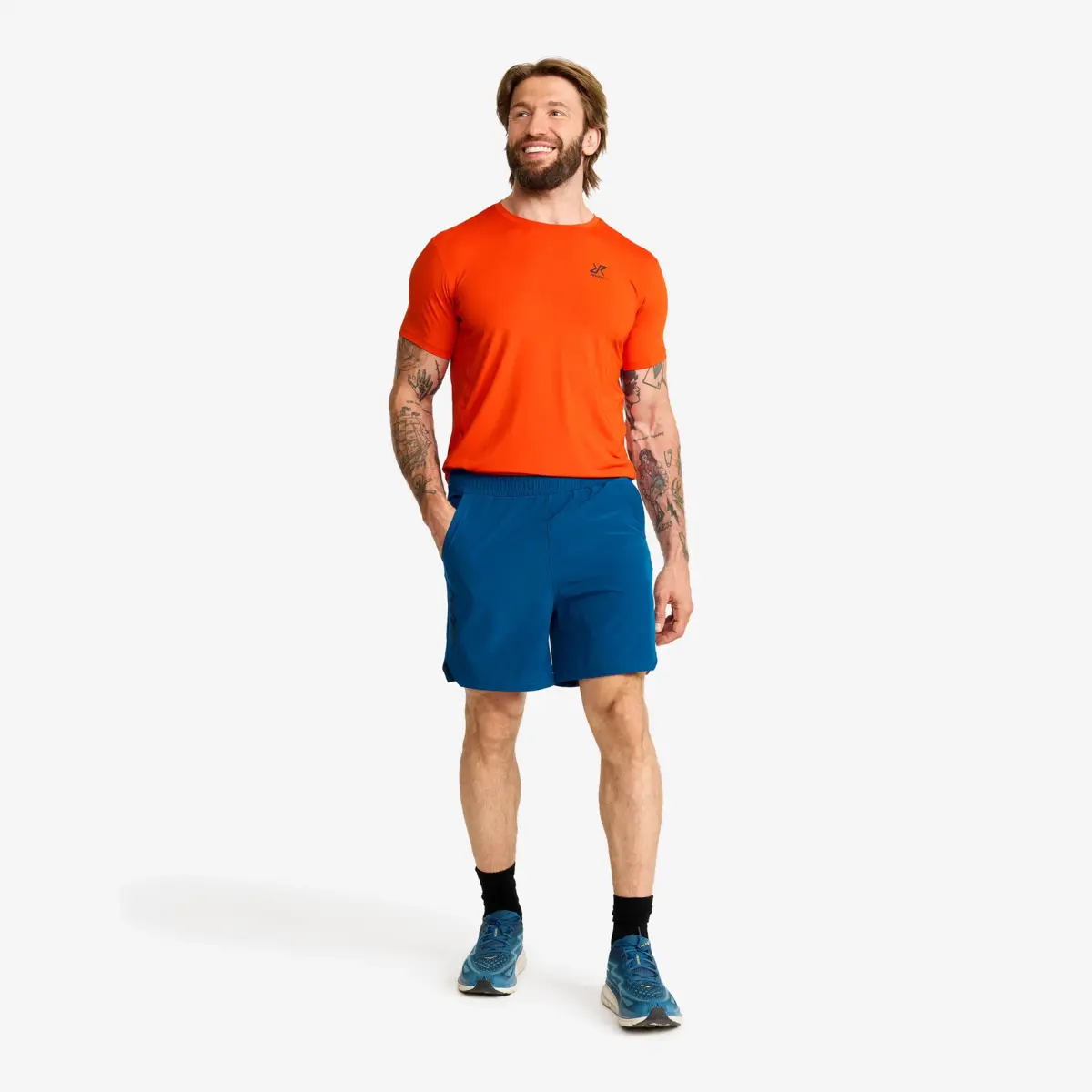 Impact Shorts för män Blue Opal