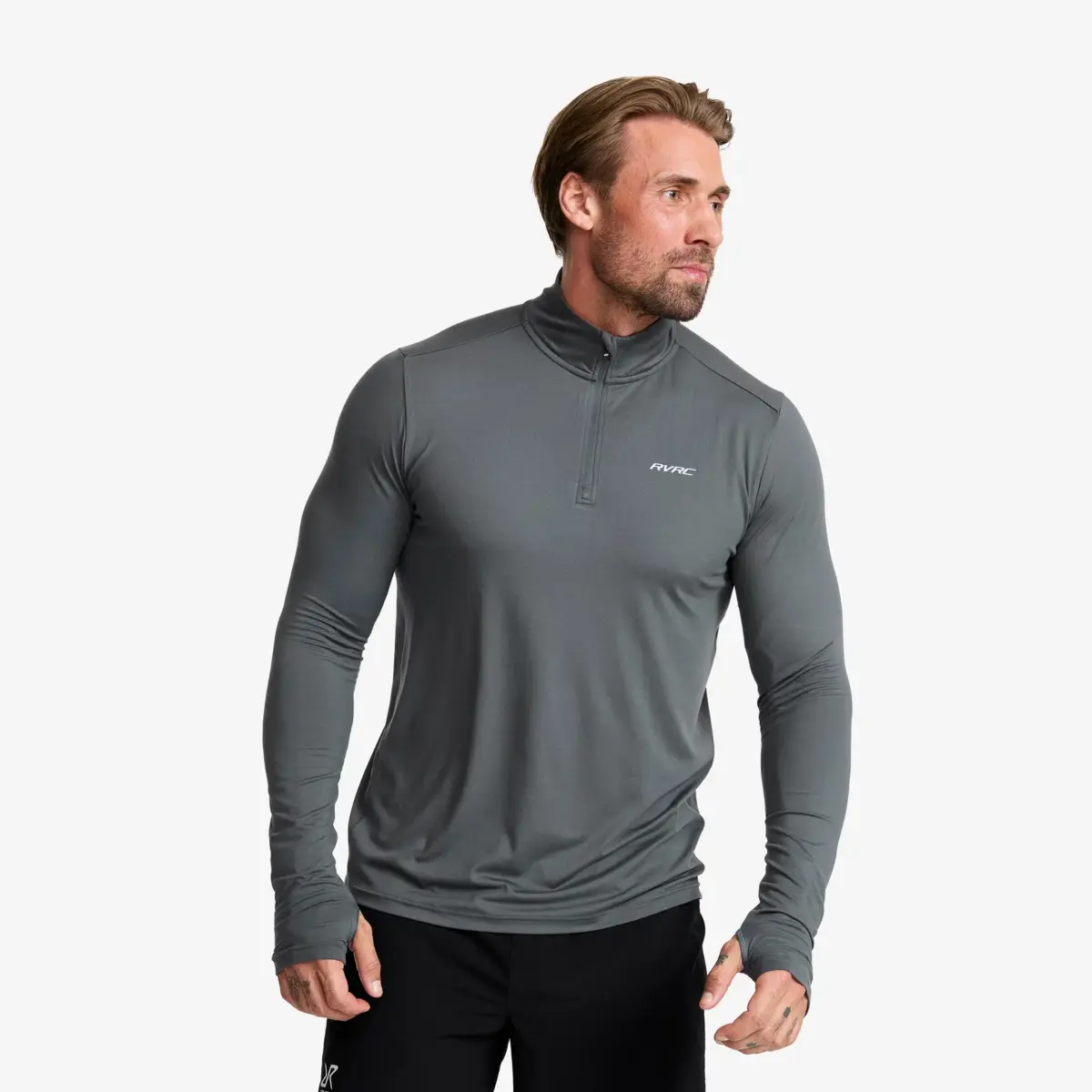 Impulse Half-zip Top Men Turbulence Blue