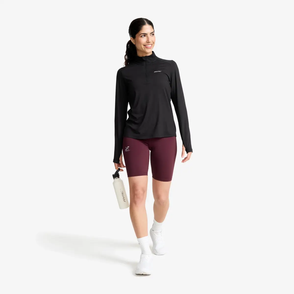 Impulse Half-zip Top Women Black Impulse Half-zip Top Women Black