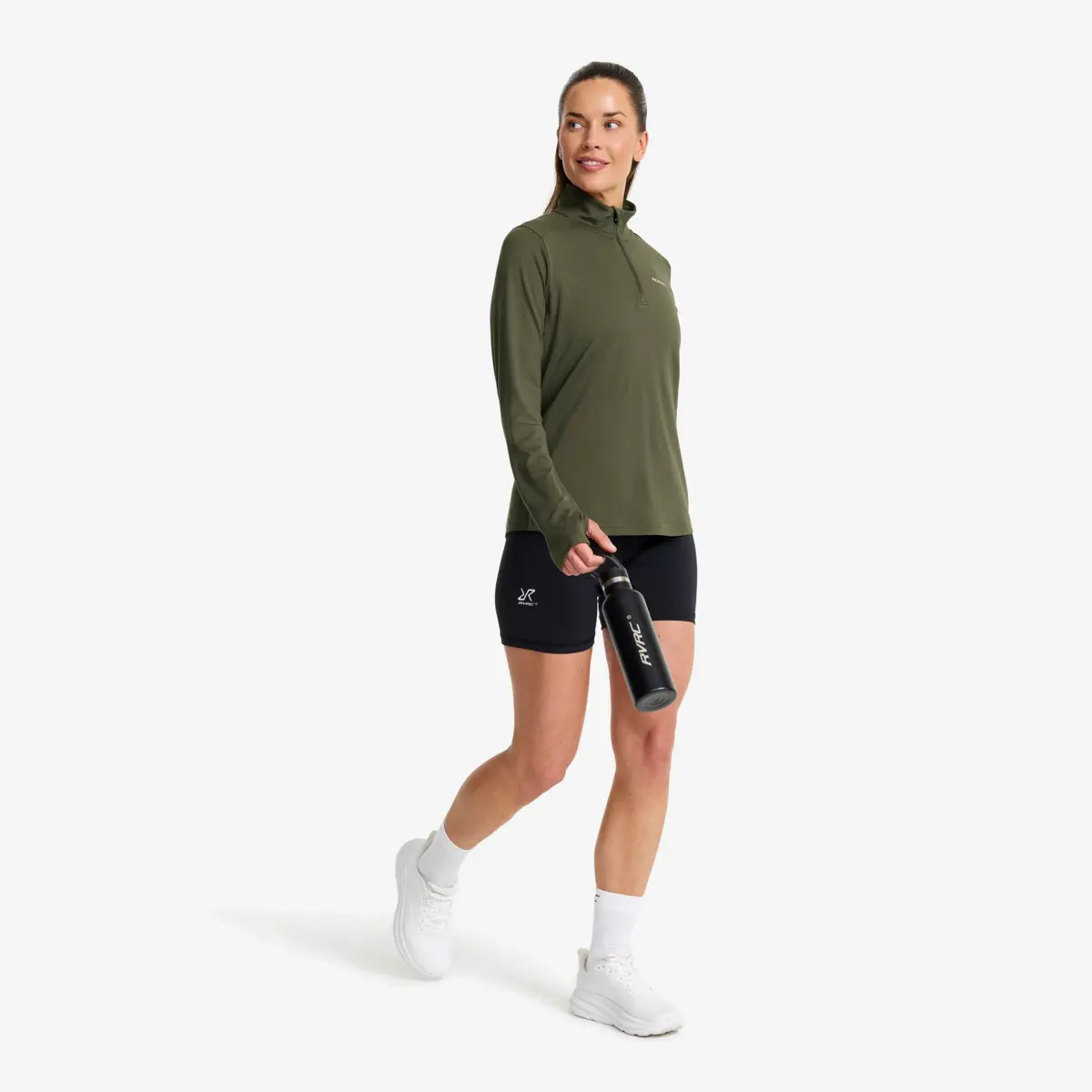 Impulse Half-zip Top Women Kambaba Green Impulse Half-zip Top Women Kambaba Green