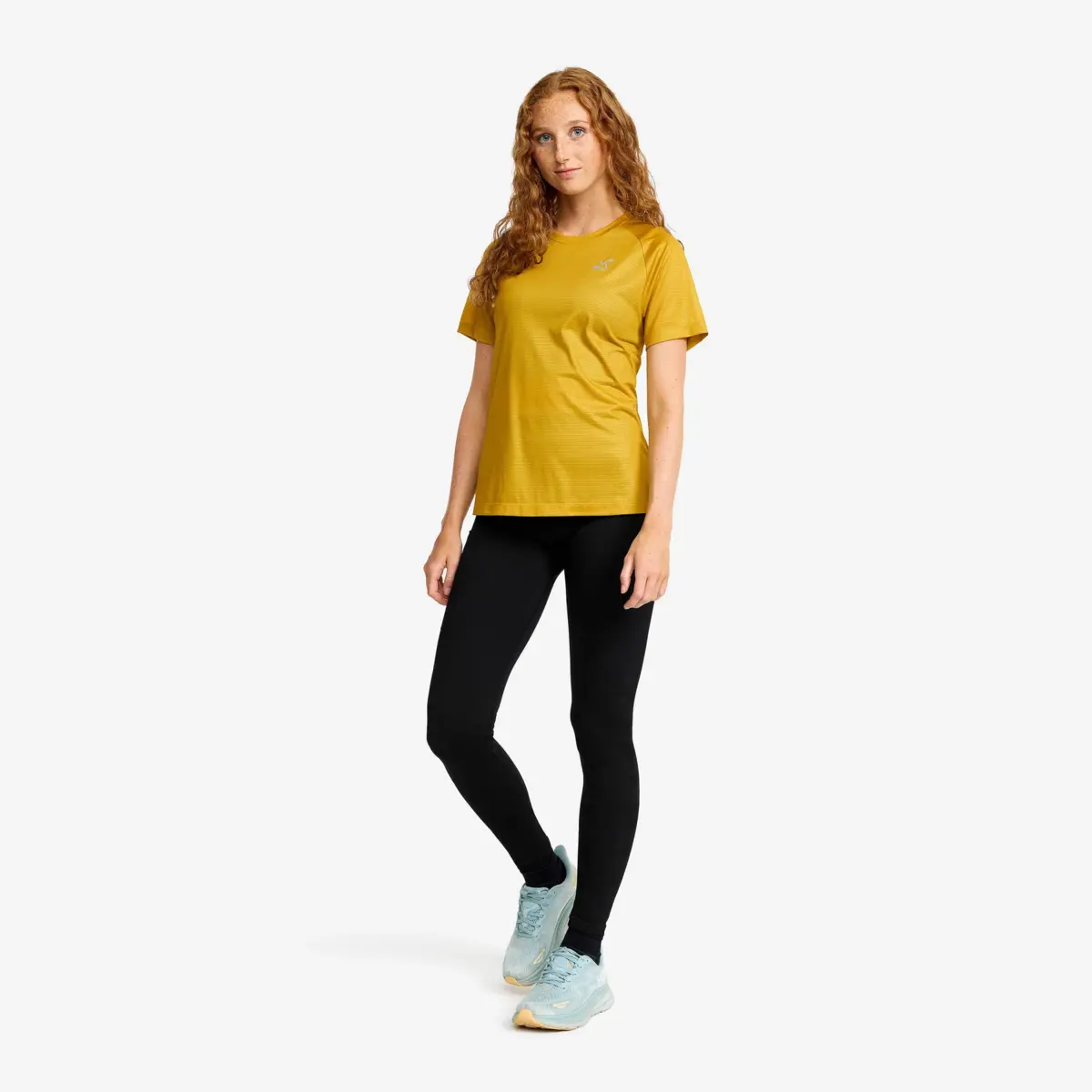Intensity Light Crew Neck T-shirt för kvinnor Golden Palm