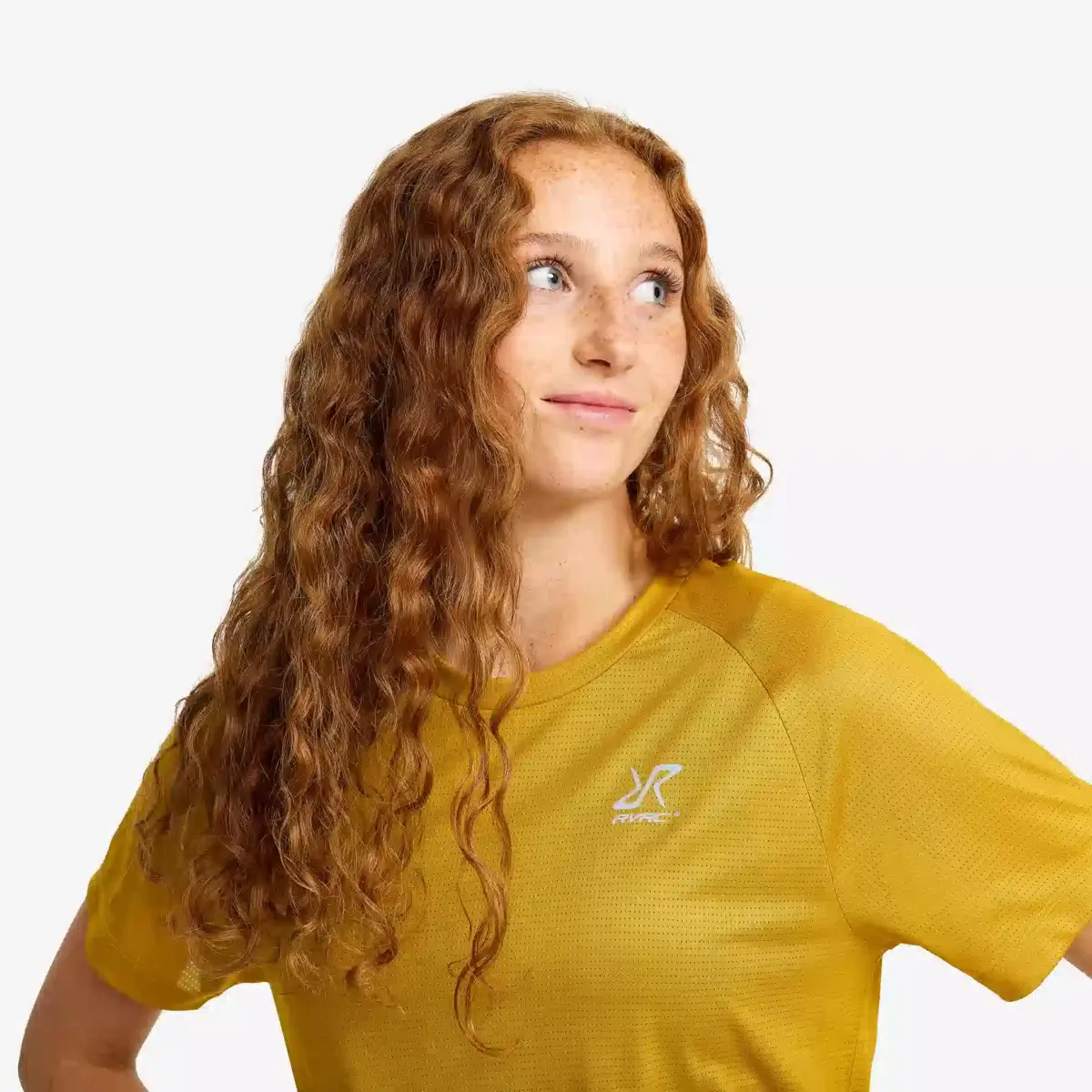 Intensity Light Crew Neck T-shirt för kvinnor Golden Palm Intensity Light Crew Neck T-shirt för kvinnor Golden Palm