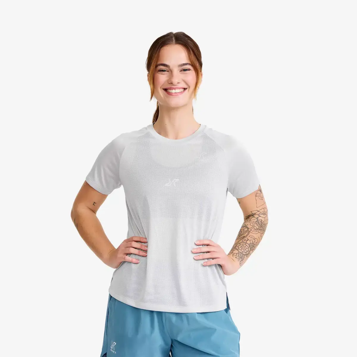 Intensity Light Crew Neck T-shirt Women Vapor Blue