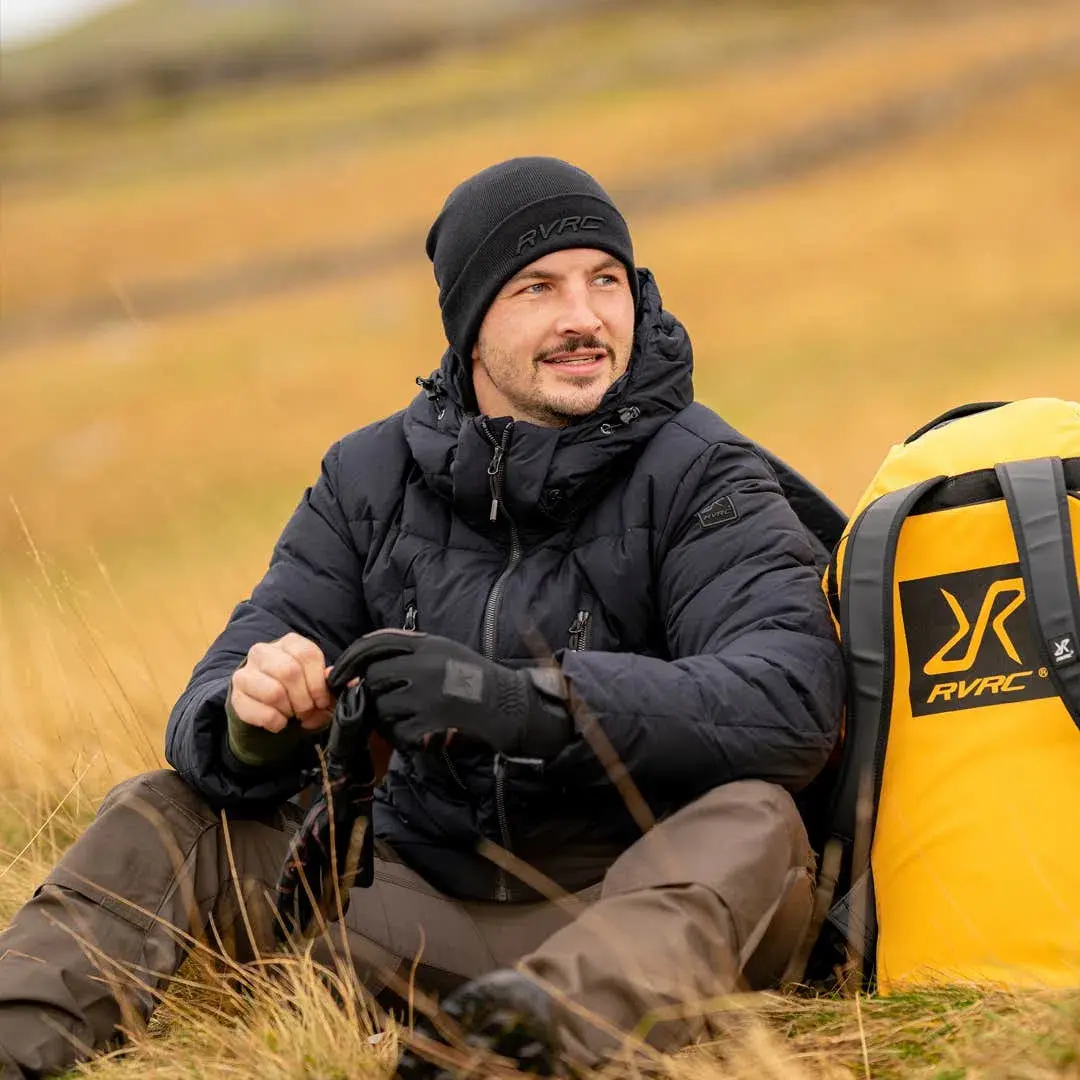 Merino 3D Logo Beanie  Svart