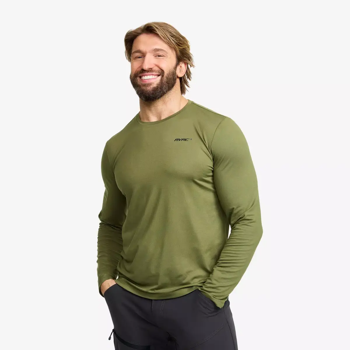 Mission långärmad T-shirt för män Cypress