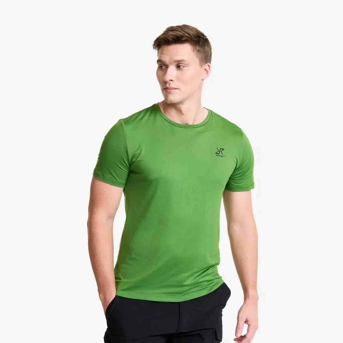 Mission Slim Fit T-shirt för män Cactus Green