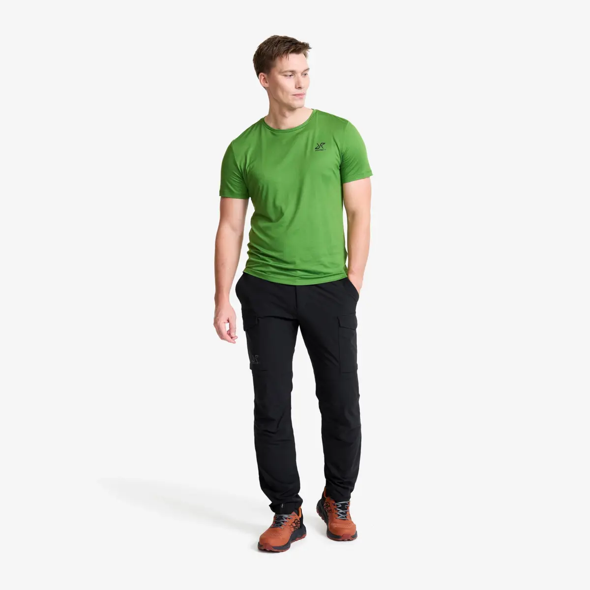 Mission Slim Fit T-shirt för män Cactus Green