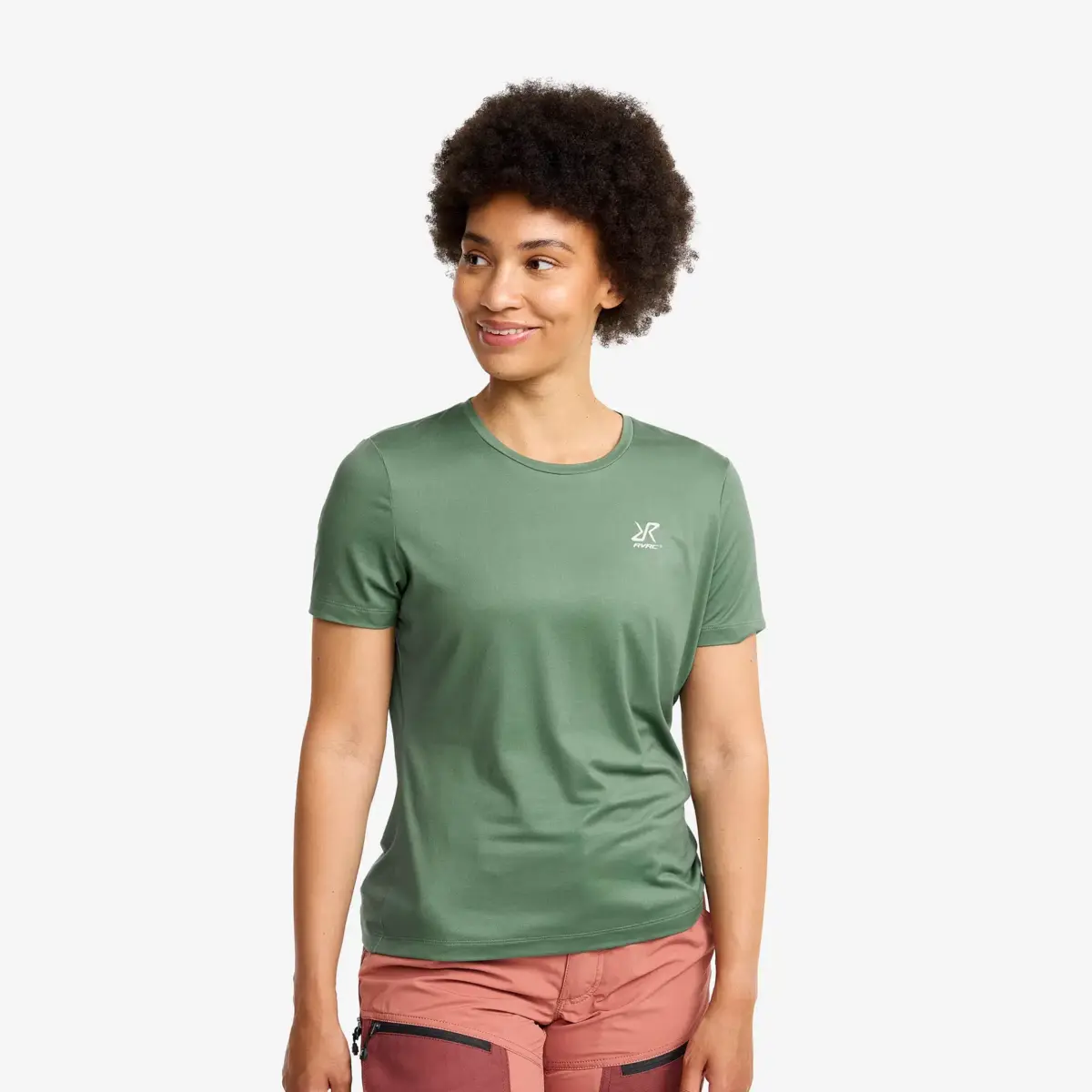 Mission T-shirt Women Dusty Green