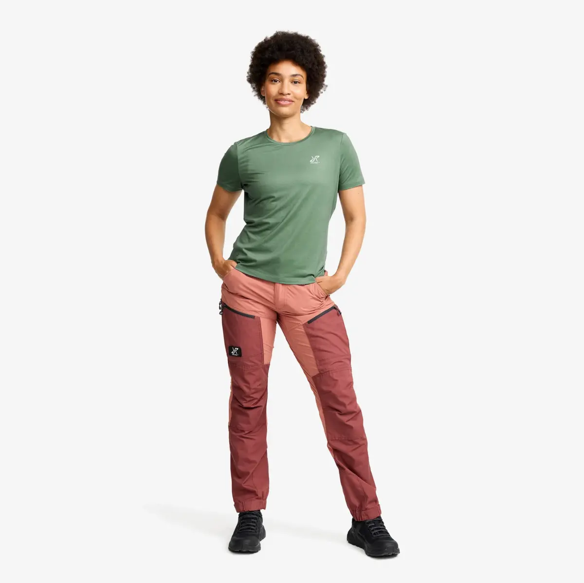 Mission T-shirt Women Dusty Green