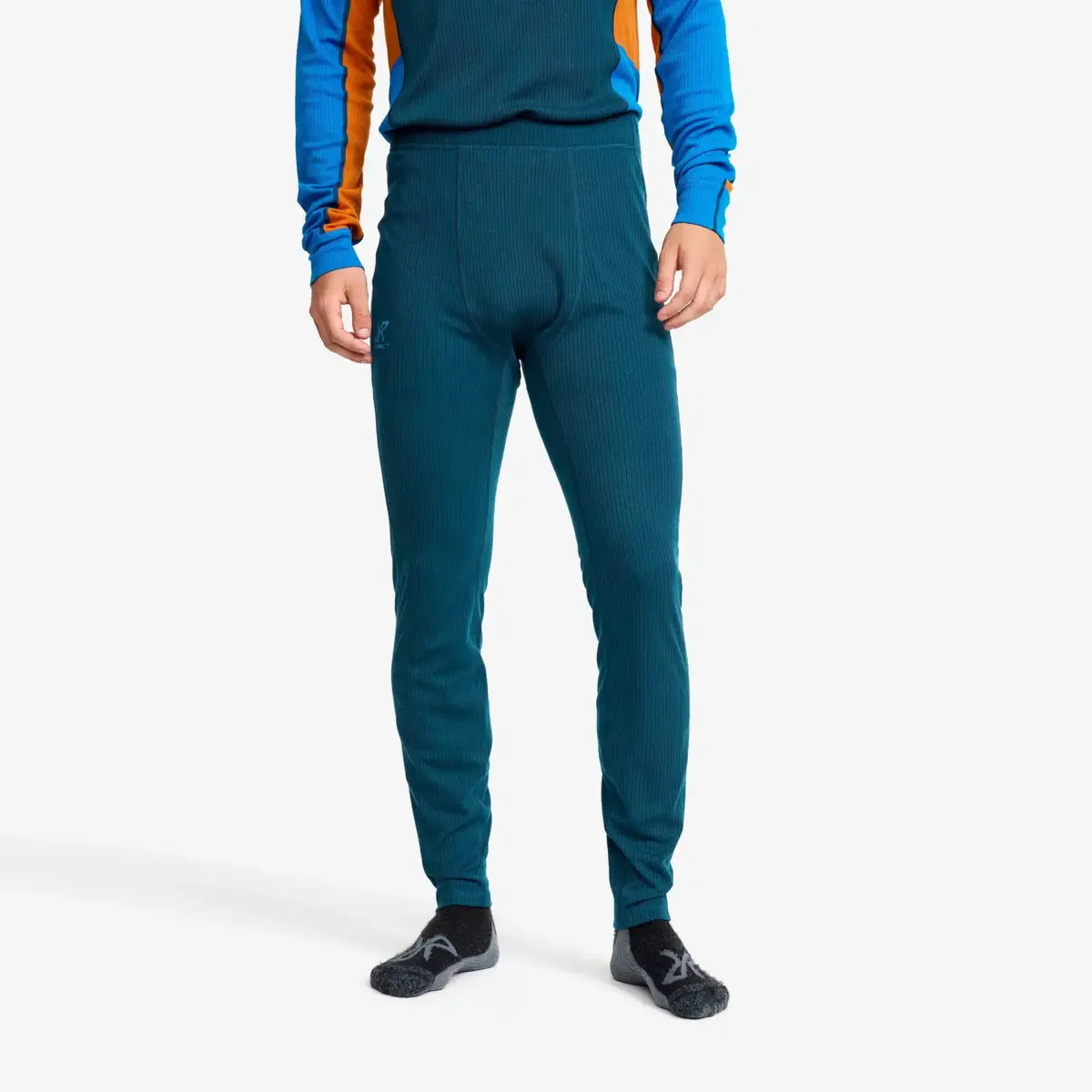 Movement-byxor för män, blå opal