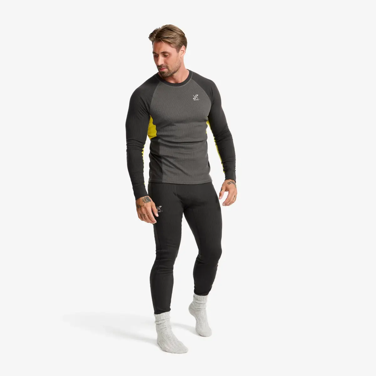 Movement Ls Top Men Anthracite/Deco Rose