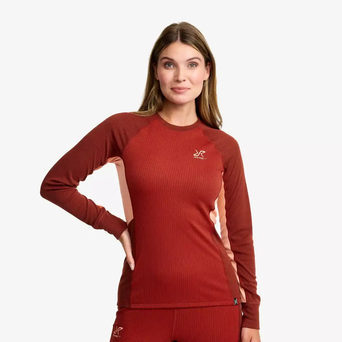 Movement Ls Top Women Bossa Nova/Fired Brick