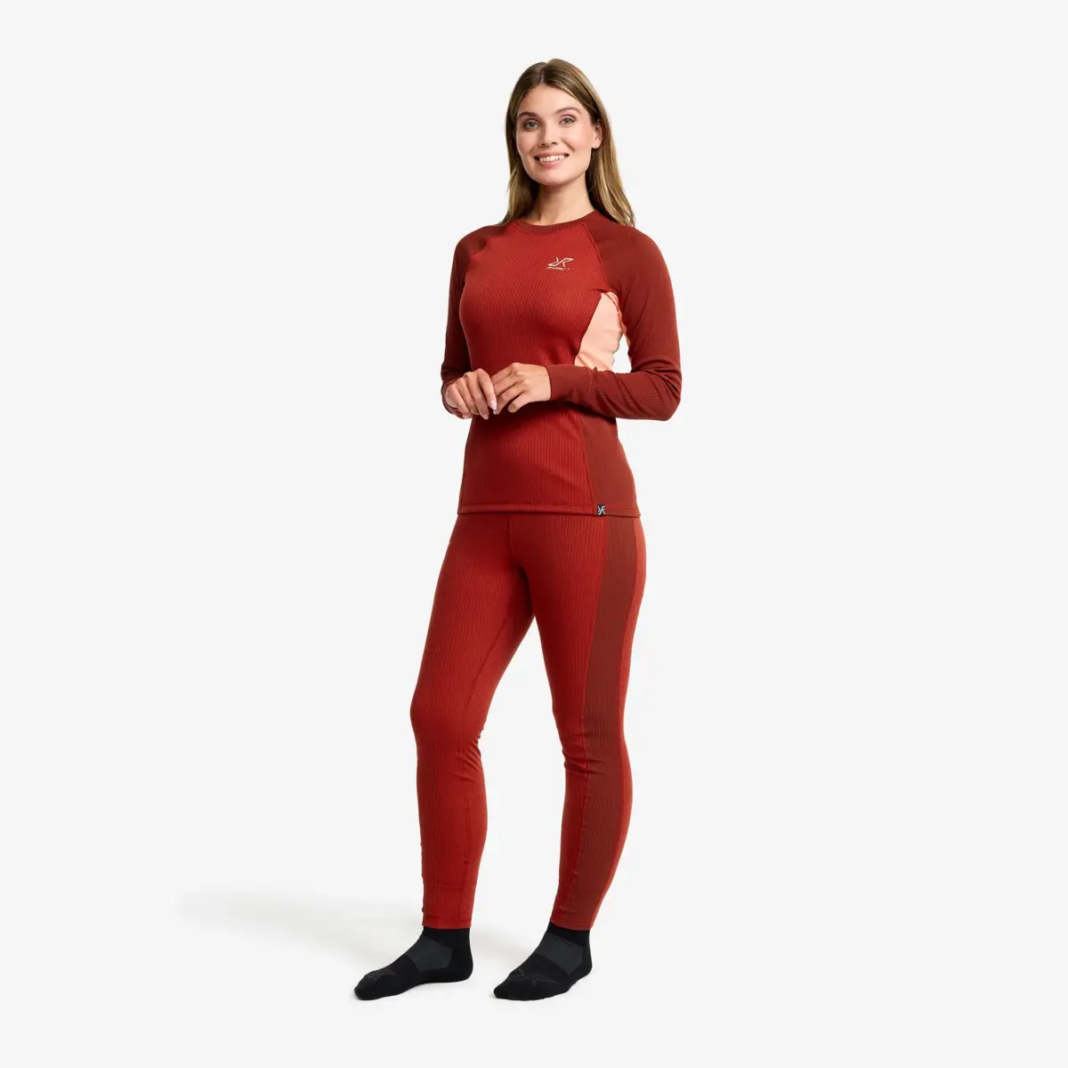 Movement Ls Top Women Bossa Nova/Fired Brick