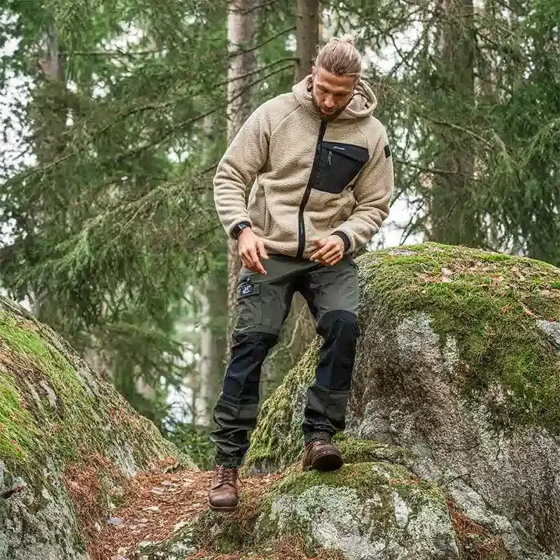 Nordwand byxor för män, mörk olivgrön