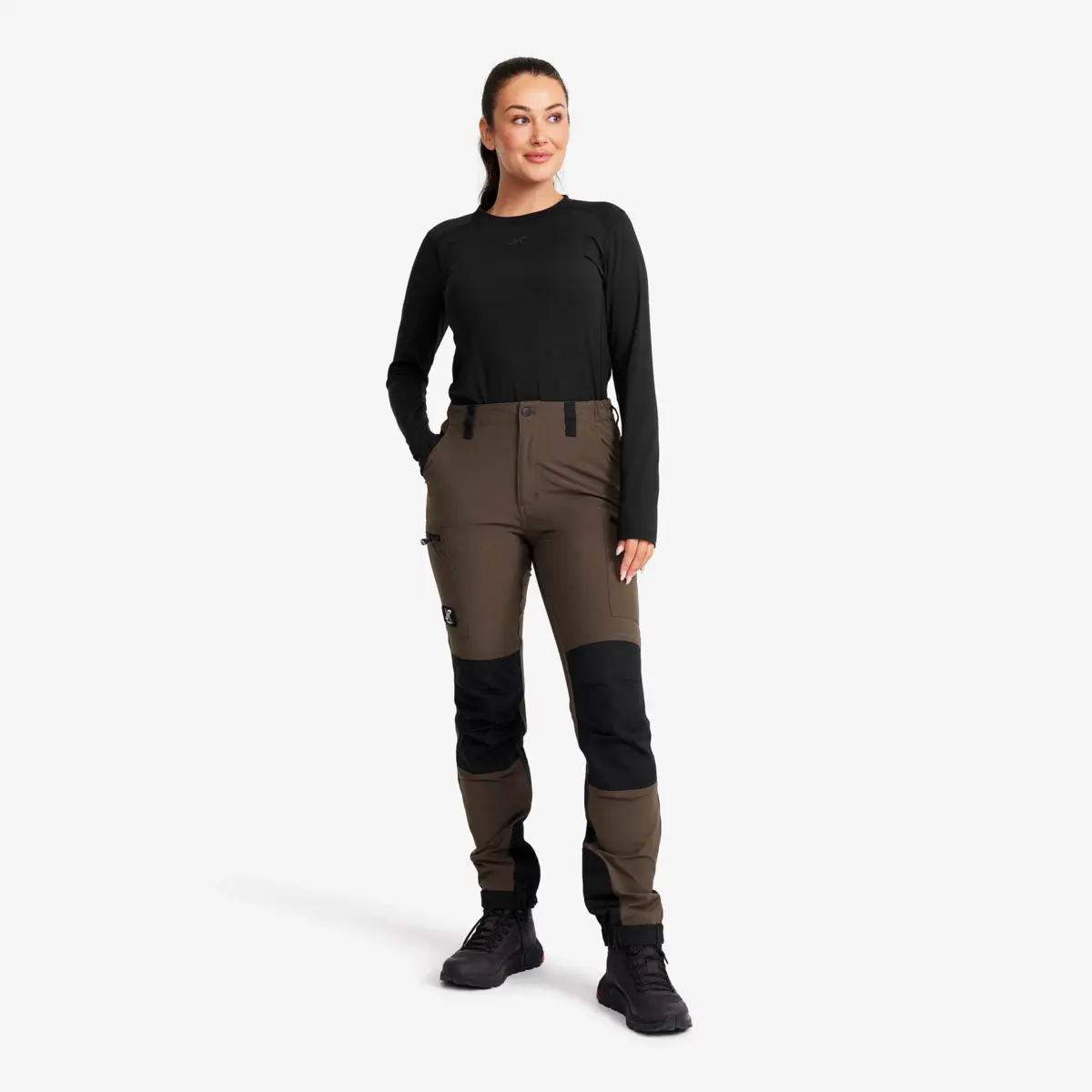 Nordwand Highwaist Stretch Pants Women Mud Nordwand Highwaist Stretch Pants Women Mud