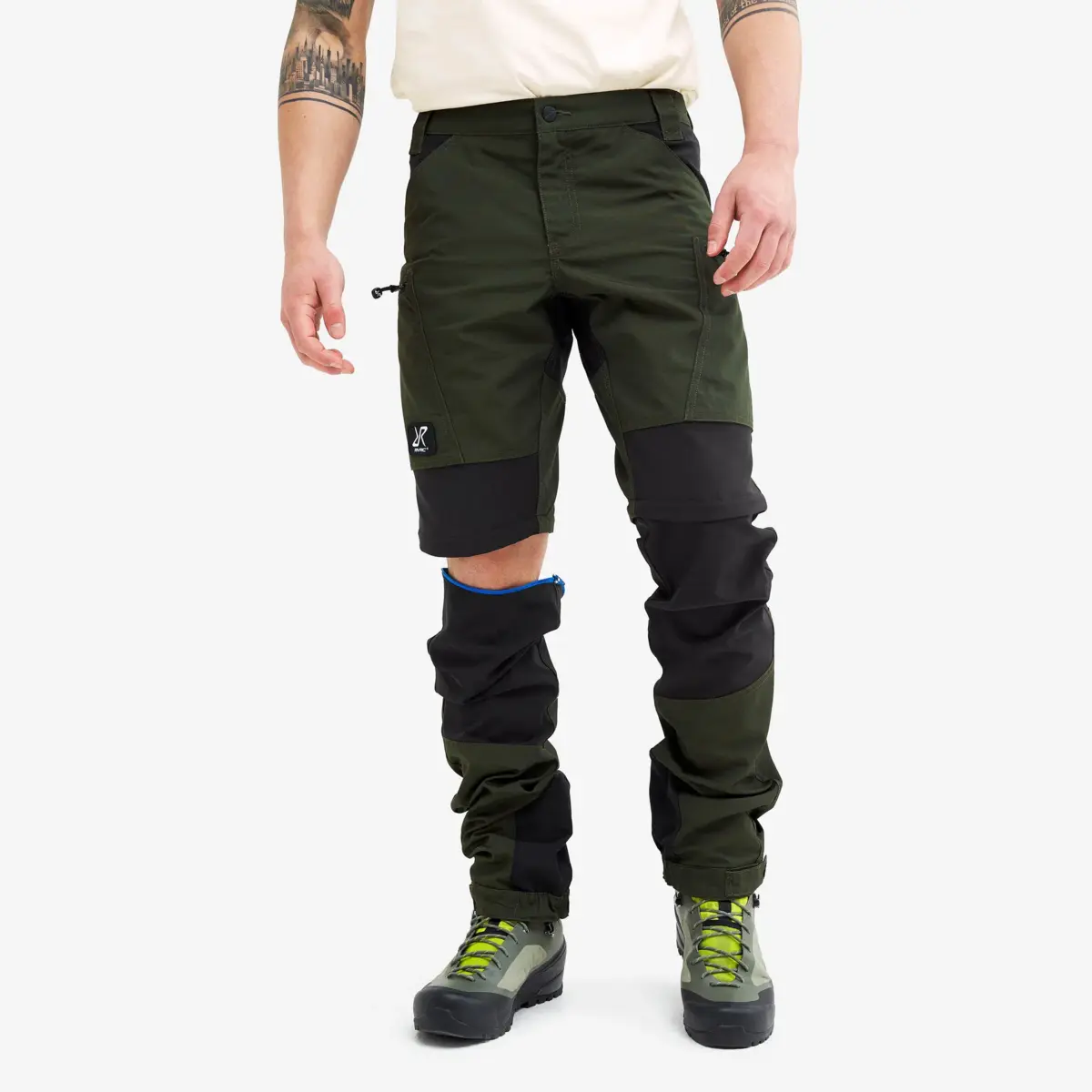 Nordwand Pro Zip-off Pants Herr Skogsgrön