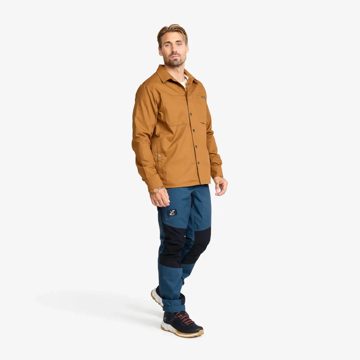 Outback Fleece Lined Overshirt Men Rubber