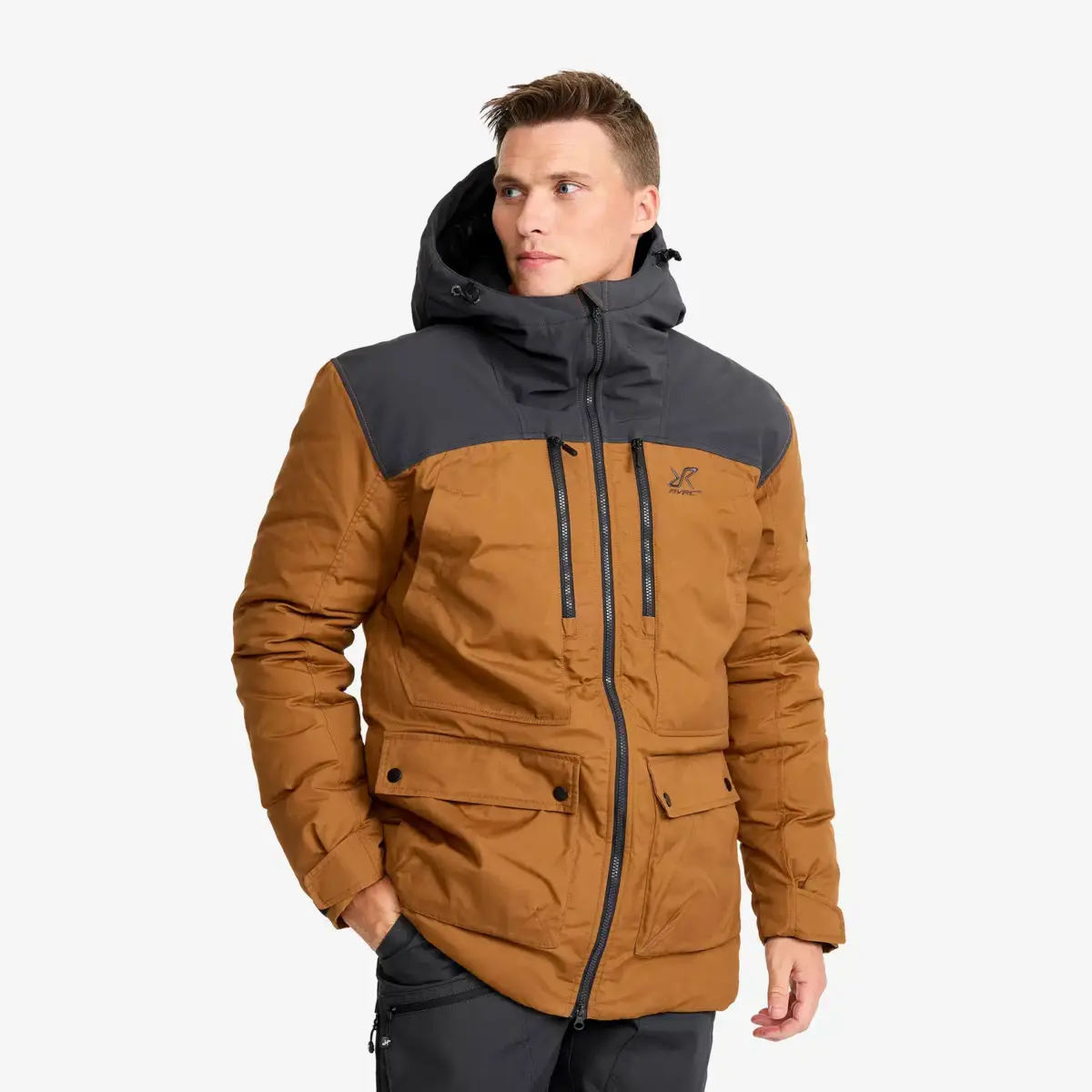 Outdoor Parka för män Rubber