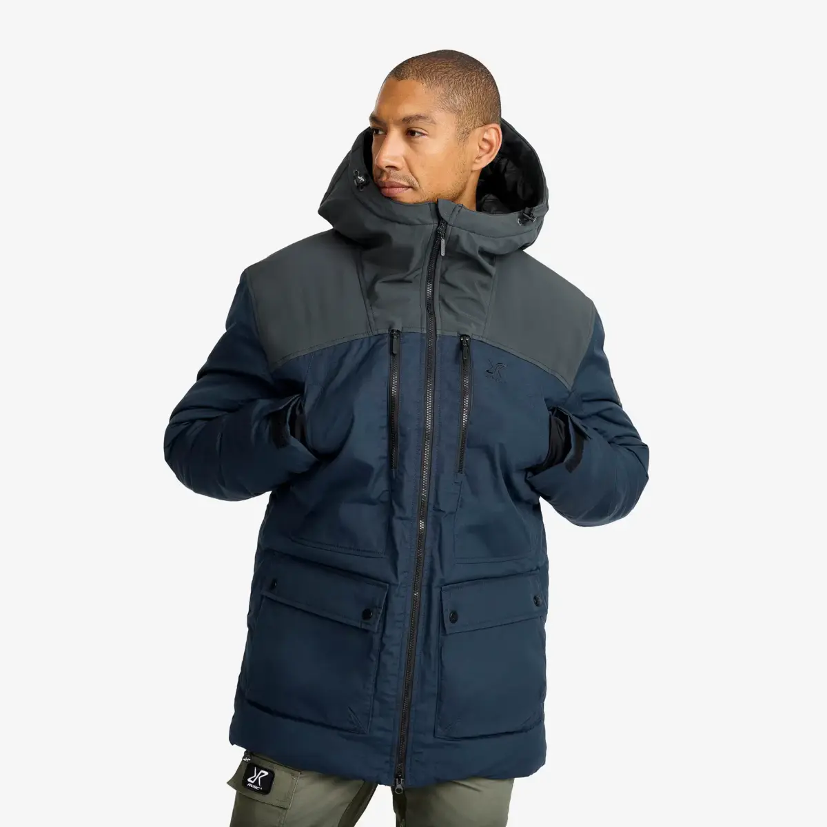 Outdoor Parka Men Blueberry
