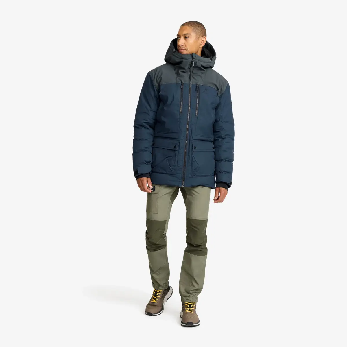 Outdoor Parka Men Blueberry