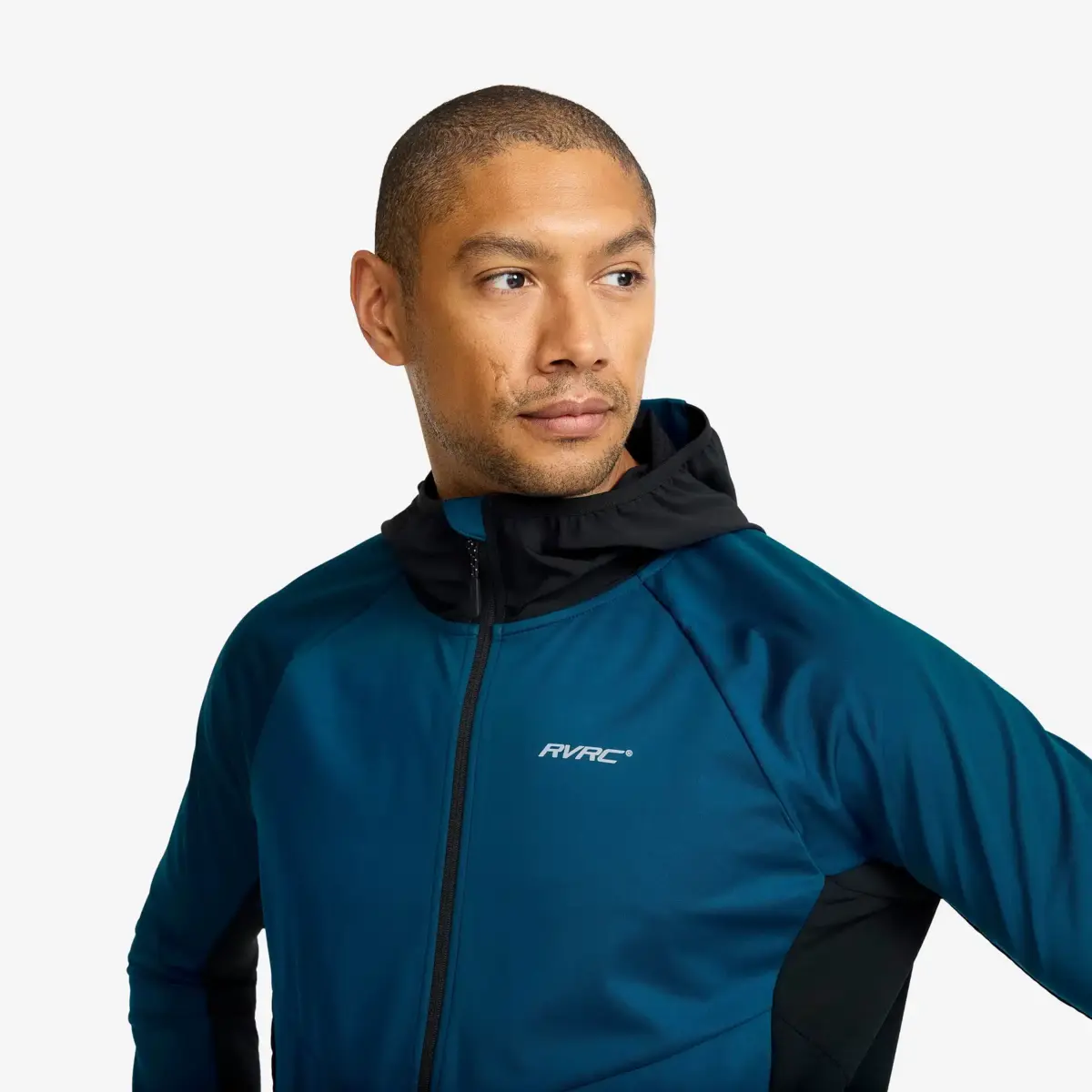 Pace Hooded Wind Jacket Men Blue Opal Pace Hooded Wind Jacket Men Blue Opal