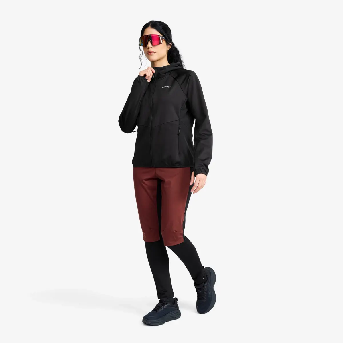Pace Hooded Wind Jacket Women Black