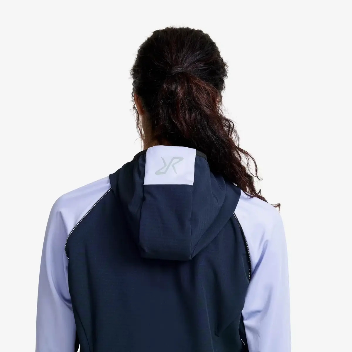 Pace vindjacka med huva för damer, ljus lavendel/marinblå Pace vindjacka med huva för damer, ljus lavendel/marinblå